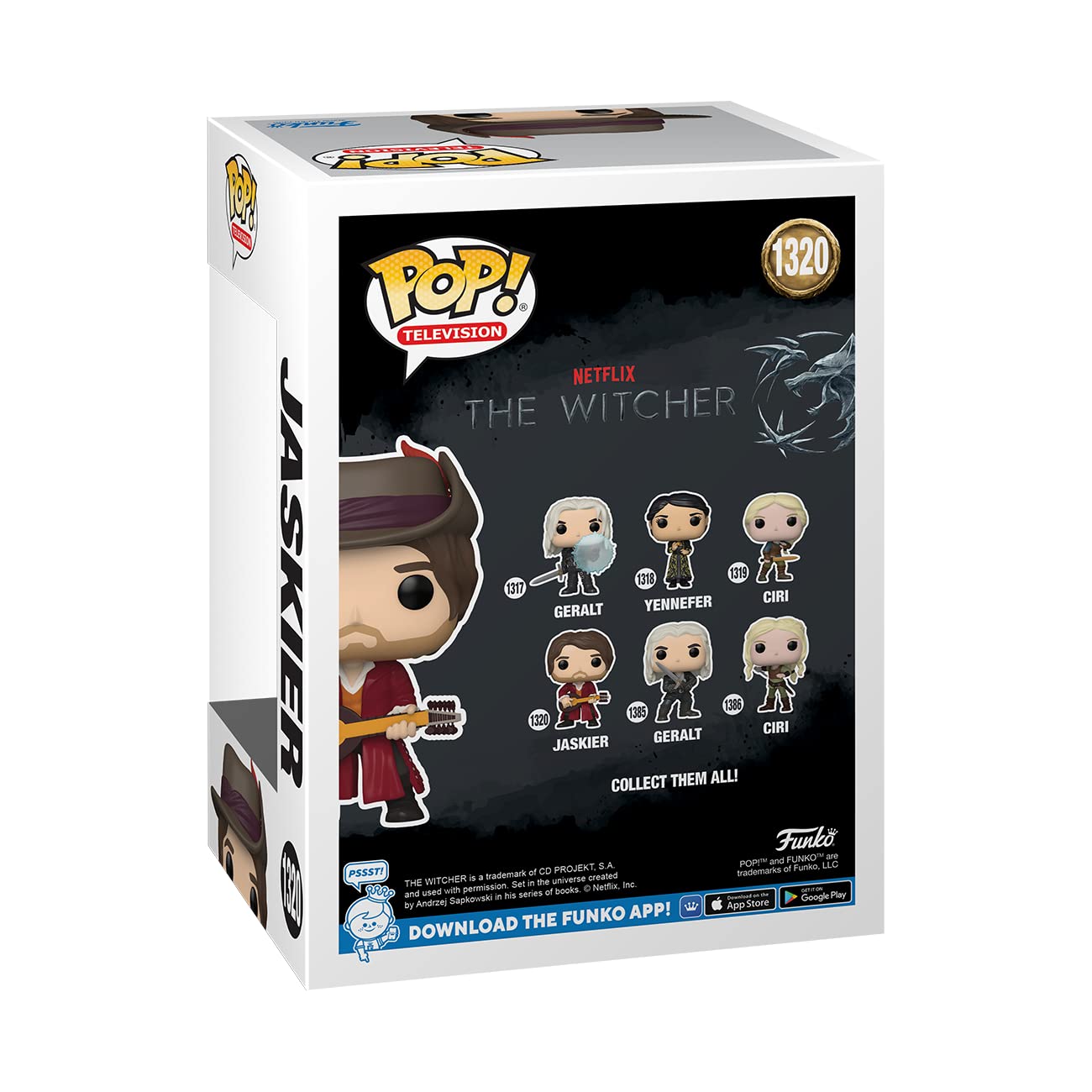 Funko Pop! TV: Netflix - The Witcher, Jaskier with Chase (Styles May Vary)