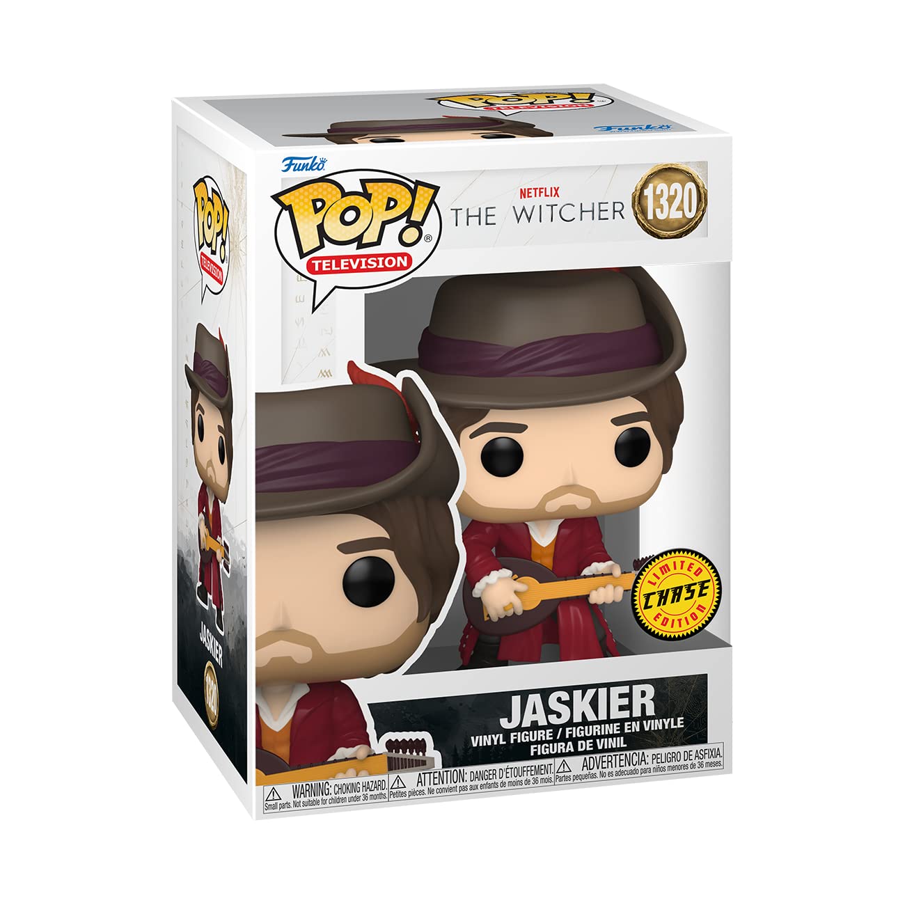 Funko Pop! TV: Netflix - The Witcher, Jaskier with Chase (Styles May Vary)