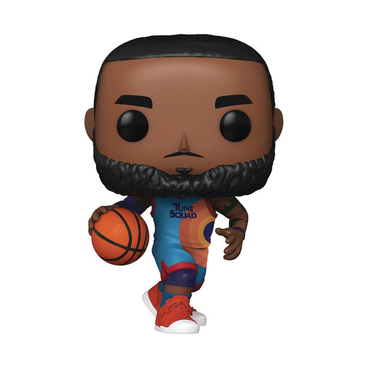 Funko POP Movies: Space Jam, A New Legacy - Lebron James Dribbling, Multicolor, 3.75 inches (56356)