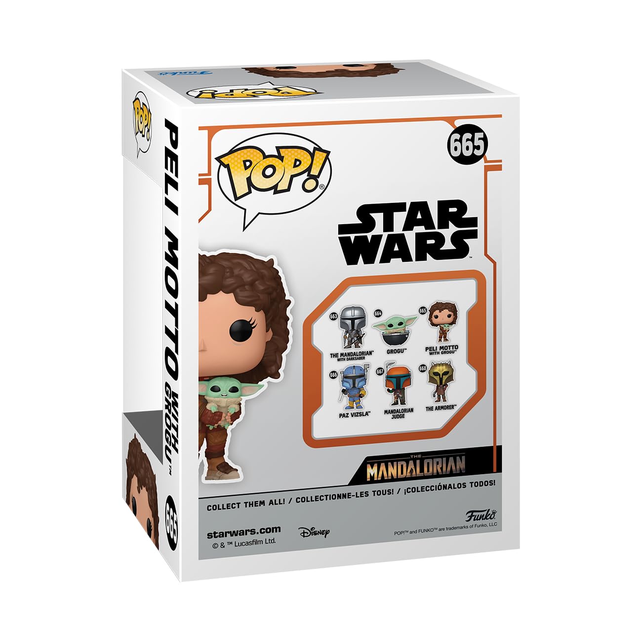 Funko Pop! Star Wars: The Mandalorian - Peli Motto with Grogu