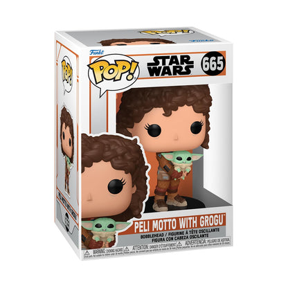 Funko Pop! Star Wars: The Mandalorian - Peli Motto with Grogu