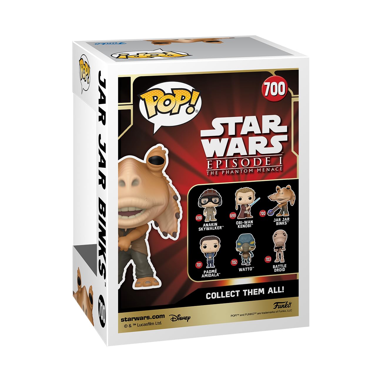 Funko Pop! Star Wars: Episode 1 - The Phantom Menace 25th Anniversary, Jar Jar Binks with Booma Balls