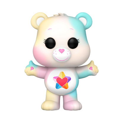 Funko Pop! Animation: Care Bears 40th Anniversary - True Heart Bear with Translucent Glitter Chase (Styles May Vary)