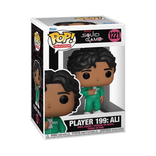 Funko POP TV: Squid Game- Player 199:Ali, Multicolor