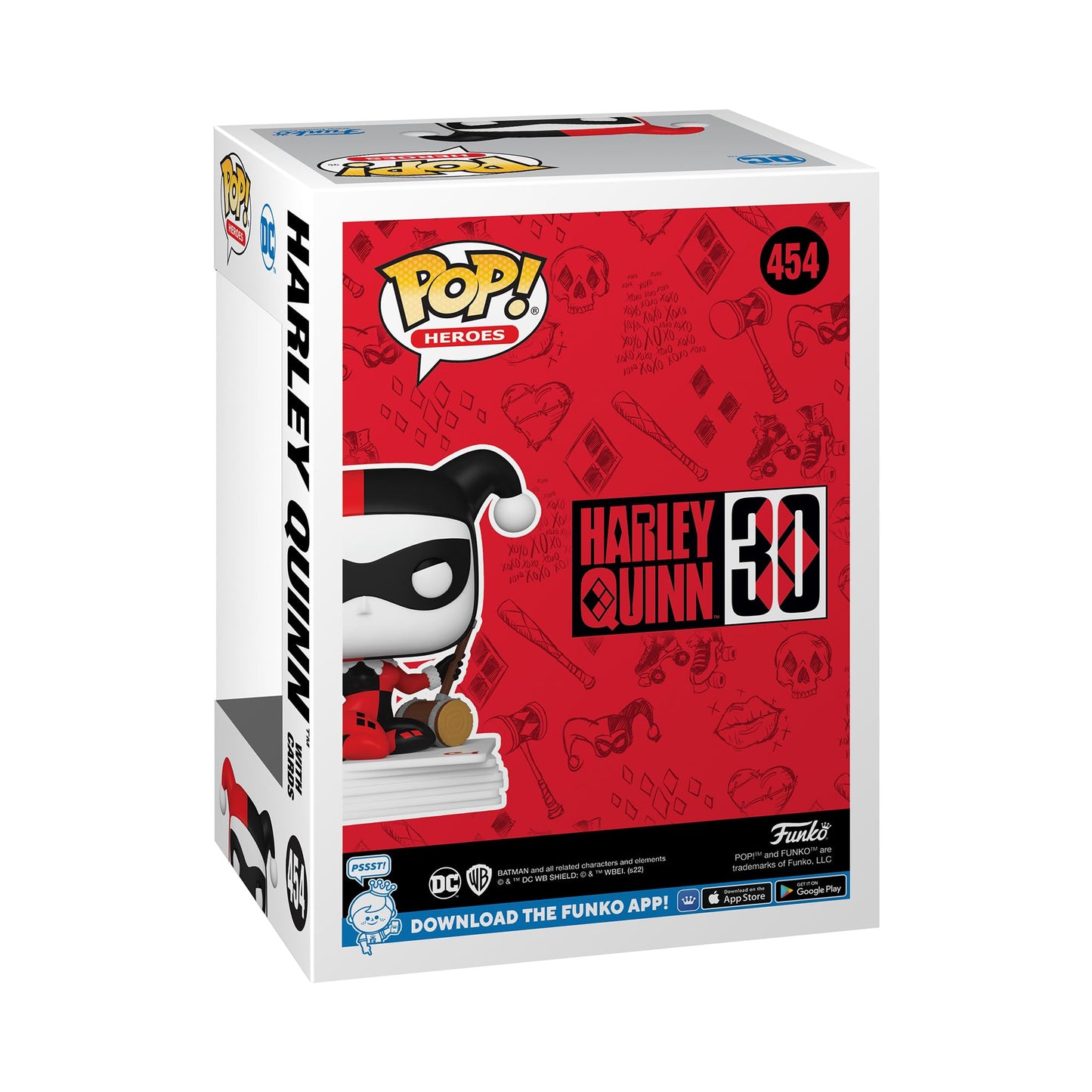 Funko POP! Heroes: Harley Quinn 30th Anniversary Harley Quinn with Cards Vinyl Figure