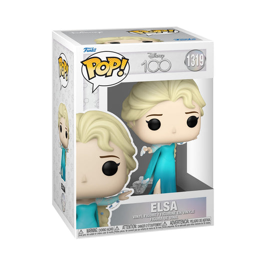 Funko POP! Disney: Disney 100 - Elsa - Collectable Vinyl Figure - Gift Idea - Official Merchandise - Toys for Kids & Adults - Model Figure for Collectors and Display