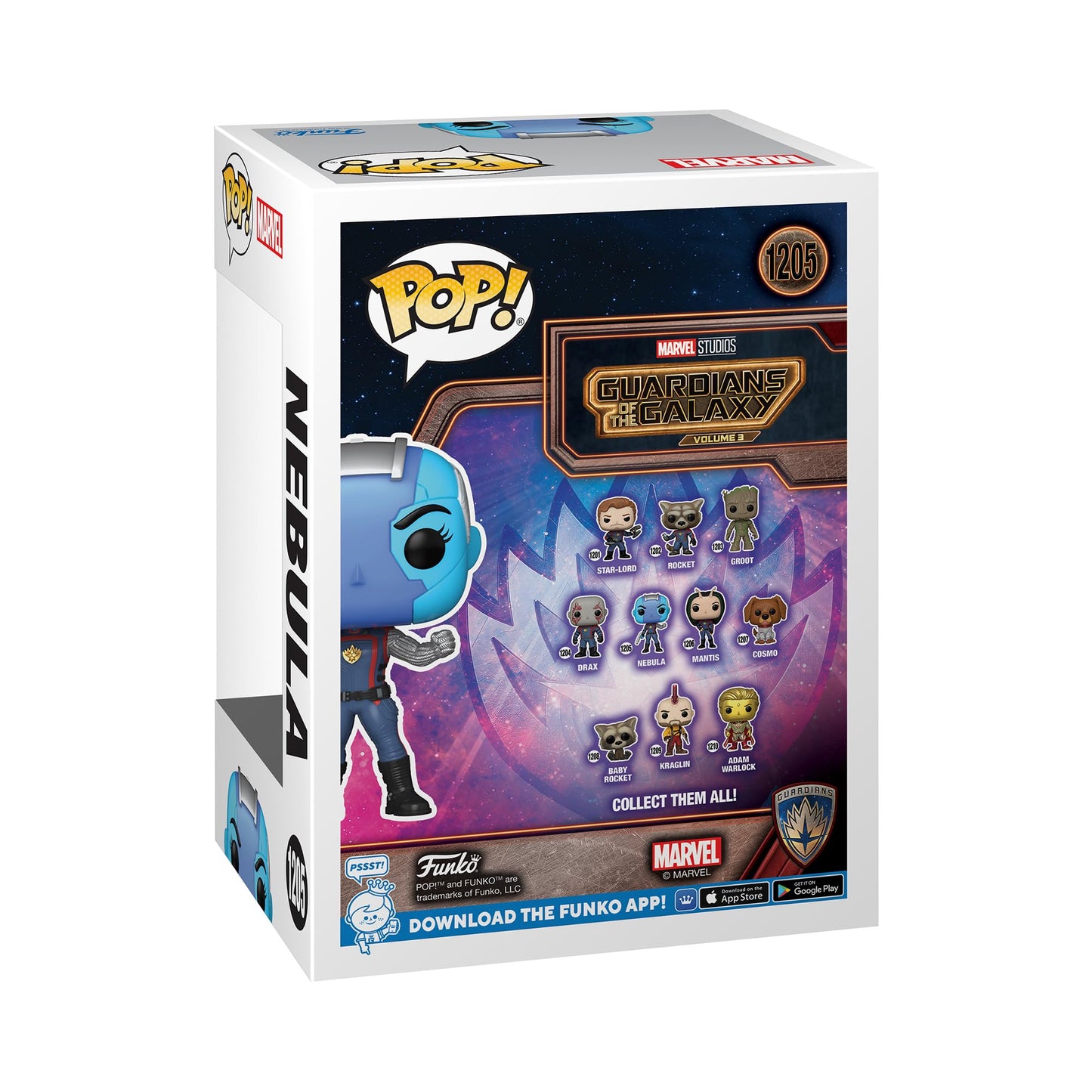 Funko Pop! Marvel: Guardians of The Galaxy Volume 3 - Nebula, Multicolor, Vinyl, 3.8-Inch Tall